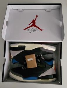 Herren Nike Air Jordan 3 Retro OG Selten Air Schwarz Grau B-Ware IB8967 004 Größe 11 - Bild 1 von 12