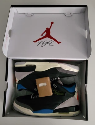 Men's Nike Air Jordan 3 Retro OG Rare Air Black Grey B-Grade  IB8967 004 Size 11 - Image 1 of 4