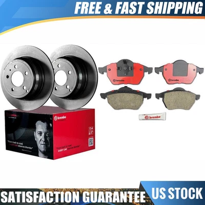 Juego de 6 rotores y pastillas de freno de disco delanteros Brembo para Audi TT Quattro 2002 Foto 1 de 4