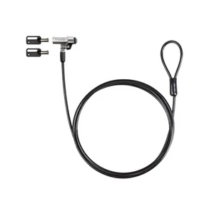 TOOQ TQCLKC0045-G - Nano Slot Security Cable with Key for Laptops 1.5 m, Dark Gr - Bild 1 von 6