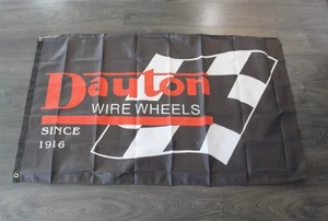 Dayton Drahträder Banner Flagge Autorennen Autoteile Geschäft Garage Speed Shop - Bild 1 von 5