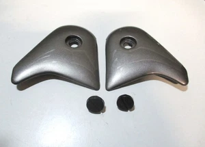 2x JFM Zeus 990S Visier Seitendeckel silber / Set Visor side cover - Bild 1 von 3