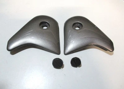2x JFM Zeus 990S Visier Seitendeckel silber / Set Visor side cover - Bild 1 von 3