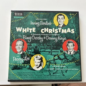 Irving Berlin's White Christmas 3x 7" EP Decca ED 819 Bing Crosby Danny Kay - Picture 1 of 10