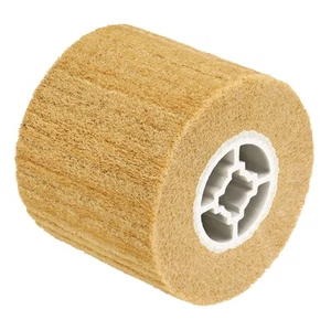 120x100mm 600 Grit Non-Woven Wire Drawing Abrasive Polishing Wheel Yellow - Picture 1 of 7