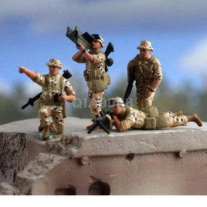 Neu 1/72 Scale US FIM-92 Stinger Air Defense Missile Team 4PCS Soldiers Model - Bild 1 von 5