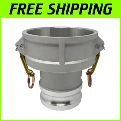 Reductor Camlock tipo aluminio DA, 4" hembra x 3" macho Foto 1 de 4