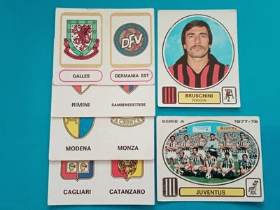lotto figurine calciatori panini 1977 78 con esaurite nuove - Immagine 1 di 4