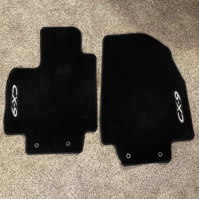 Alfombrillas delanteras alfombrillas negras originales 0000-8B-N04B para Mazda CX-9 2007-2015 Foto 1 de 4
