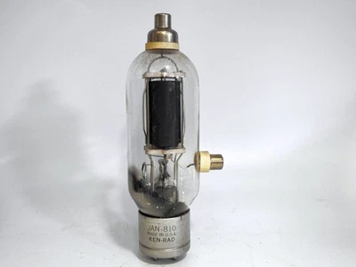 PARECE SIN USAR KEN-RAD CALIDAD MILITAR 810 ALTA POTENCIA RF O TUBO TRIODO AUDIO Foto 1 de 4