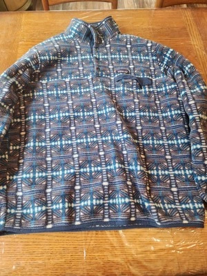Vintage Patagonia Synchilla Snap Fleece Mens XL Southwestern Aztec Style - Image 1 of 4