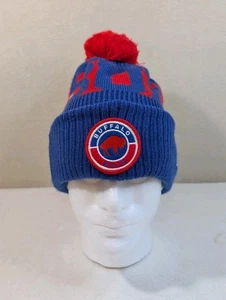 New Era Buffalo Bills Strick Pom Beanie Blau Rot Bündchen Wintermütze NFL Logo - Bild 1 von 7