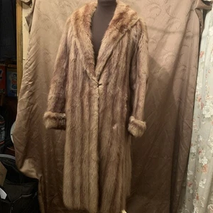 Vintage Echt Nerz Pelzmantel, Faulkes Kürschner, - Bild 1 von 6