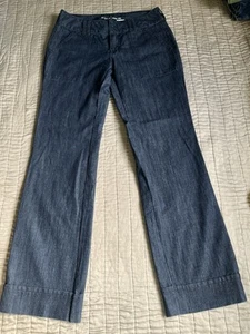 Apt. 9 pants women's size 8 blue trouser trousers wide leg demin pant jean - Picture 1 of 11
