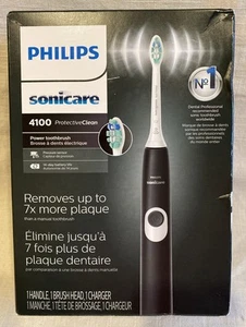 Philips Sonicare ProtectiveClean 4100 Sonic Electric Toothbrush HX6810/50 (B&W) - Picture 1 of 6