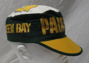 CAPPELLO BERRETTO PITTORI VINTAGE NFL GREEN BAY PACKERS LOGO scritto - Foto 1 di 6