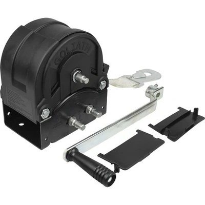 Seilwinde TS1600 mit Gurtband und Haken Goliath, Bootswinde  - Bild 1 von 4