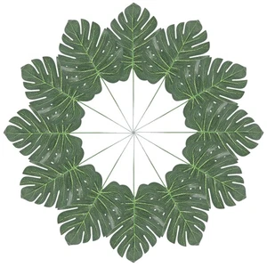 12 Pcs Monstera Decoration Greenery Stems for Table Banquet Plants - Picture 1 of 12