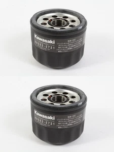 2 Pack Genuine Kawasaki 49065-0721 Oil Filter Fits 49065-7007 OEM - Picture 1 of 3