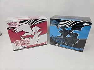 Pokemon Black Bolt and White Flare Elite Trainer Box ETB Set de 2 - Imagen 1 de 2