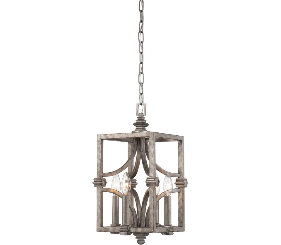 Savoy House 3-4302-4-242 Structure Pendant, 4-Light 240 Total Watts, Aged Steel - Image 1 of 1