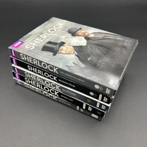 Sherlock Holmes The Complete Series DVD Seasons 1-4 + Bonus Adventures - Imagen 1 de 8