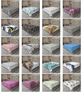 Ambesonne Lenzuolo Piatto Forma Moderna Lenzuolo Decorativo 6 Misure - Foto 1 di 33
