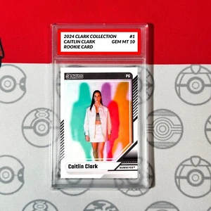 Tarjeta de novato Caitlin Clark graduada 10 RC 2024 Panini Donruss Clark Collection #1 - Imagen 1 de 1