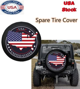 For Jeep Liberty FJ 14" Spare Wheel Tire Cover Leather Sunproof Protector Fit - Picture 1 of 10