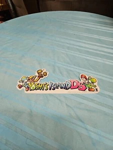 YOSHI’S ISLAND Nintendo DS STORE PROMO Window/Wall DISPLAY Sticker Character - Picture 1 of 4