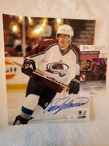 TEEMU SELANNE signed 8x10 photo AVALANCHE JSA COA - Picture 1 of 3