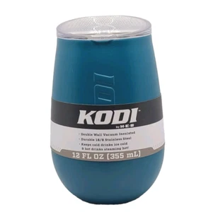 Vaso de vino Kodi doble pared aislado por HEB - 12 FL OZ (355 ml) - verde azulado - 1 quilate - Imagen 1 de 5