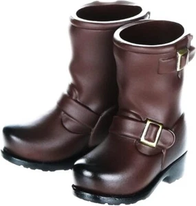 Obitsu Seisakujo 1/6 Doll Engineer Boots Ver.2 Brown 1_6SH-F02-BR - Picture 1 of 4