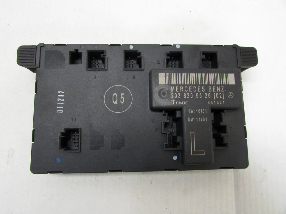 Mercedes C230 C240 2002 cupé módulo de control de puerta delantero izquierdo 203 820 55 26 OEM  Foto 1 de 2