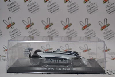 DIE CAST 1/24 " BRABHAM BT49C - NELSON PIQUET - 1981 " AUTO DA CORSA - Immagine 1 di 3