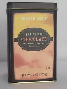 Trader Joes Hot Sipping Chocolate Empty Tin can - Picture 1 of 6
