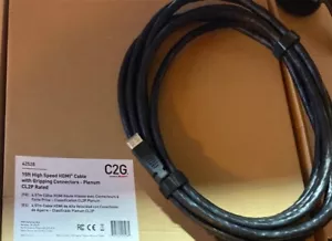 C2G-High Speed HDMI® Cable With Gripping Connectors - CL2P - Plenum Rated - Picture 1 of 1
