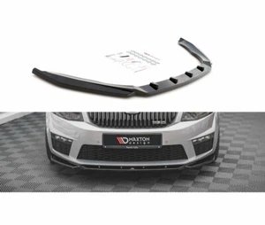 Alerón CUP NEGRO para Skoda Octavia III RS alerón delantero espada spoiler V4 - Imagen 1 de 10