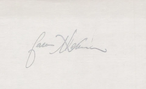 Jason Alexander (Seinfeld) signed 3x5 card Vintage Cover