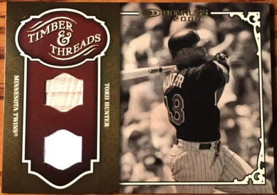 2005 Donruss Timber & Threads Combo Torii Hunter #TT-39 Minnesota Twins - Image 1 of 2