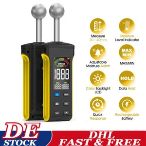 Feuchtigkeitsmessgerät 20-40mm Feuchtemesser Mauer Wand Bau Feuchte Messer - Bild 1 von 12
