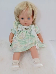 Muñeca bebé rubia Liebermann elegancia vintage rara 19" con Alemania no funciona - Imagen 1 de 21