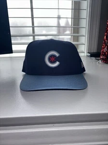 Men's New Era Navy/Light Blue Chicago Cubs City Connect 59FIFTY Fitted Hat 7 3/8 - Picture 1 of 4
