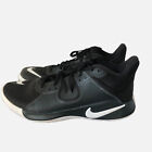 Nike Fly.By Mid Basketball Shoes Size 7.5 Mens Black White Lace Up CD0189-001 *