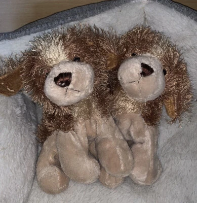 Lot Of 2 - Ganz Webkinz Cocker Spaniel Puppy Dog HM011 Plush   No Code - Image 1 of 4