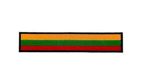 FLAGGE Litauen PATCH AUFNÄHER PATCH BESTICKT Rucksack RACING MOTORRAD Militär - Bild 1 von 1
