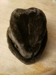 Vintage!!! United Hatters Millinery Workers Cap Hat Faux Ear Flap Med Union - Picture 1 of 6
