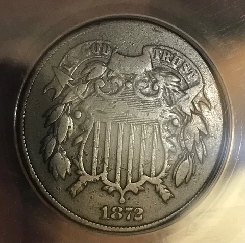 1872 Two cent price, scarce date Cover