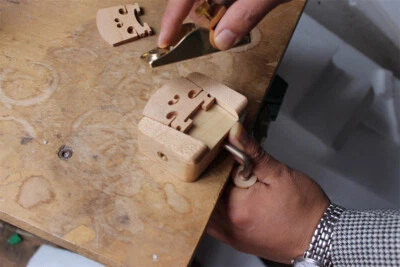 Luthier Violin Making tools VIolin Bridge Tools Repair Cut Hold Violin Bridge - Image 1 of 4