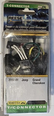 Kit de cableado de remolque Reese Towpower T-Connector 2007-09 Jeep Grand Cherokee 74702 Foto 1 de 2
